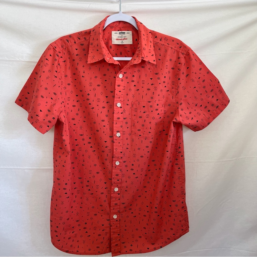Urban Pipeline Awesomely Soft Button Down Short S… - image 1